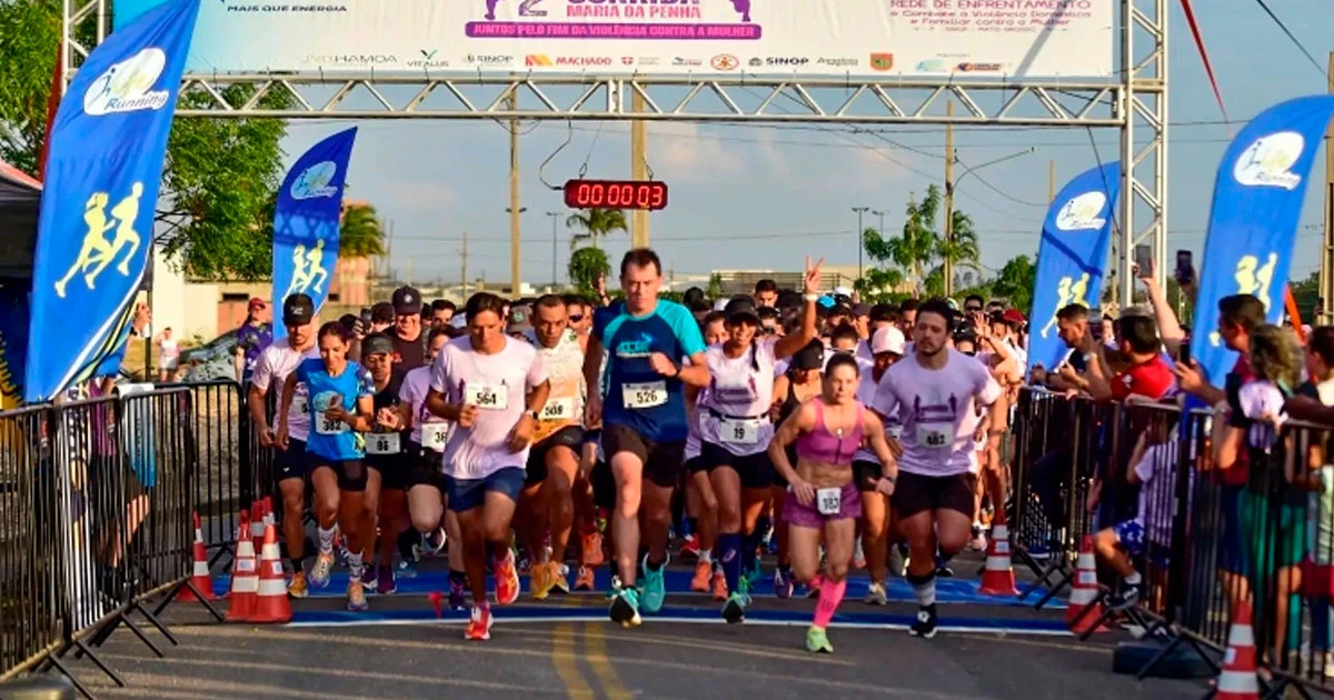 Inscrições abertas: 3ª Corrida e Caminhada Maria da Penha abre programação do Agosto Lilás em Sinop