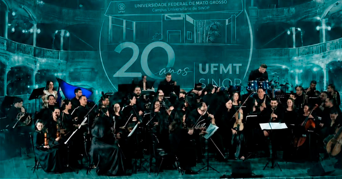 UFMT Sinop celebra 20 anos com apresentação especial da Orquestra Alpha